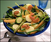 Gem�sesalat mit Kartoffeln